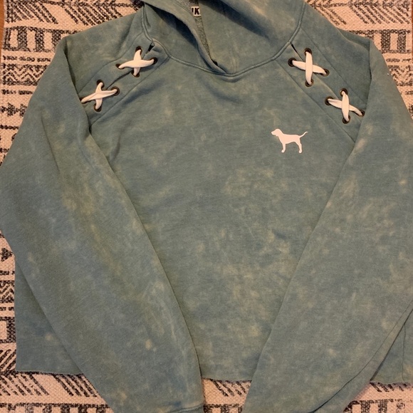 Victoria Secret PINK Cropped Hoodie - Picture 2 of 3